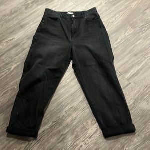 Black Women's High-Rise Jeans